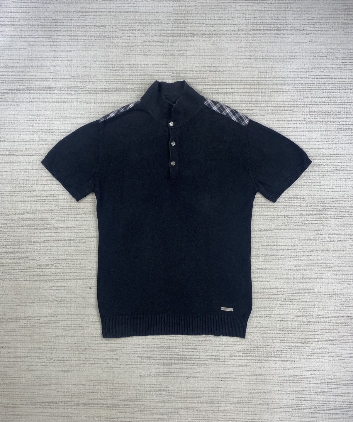 Burberry Burberry Black Label Metal Logo Polos Shirt Size US M / EU 48-50 / 2 - 2 Thumbnail