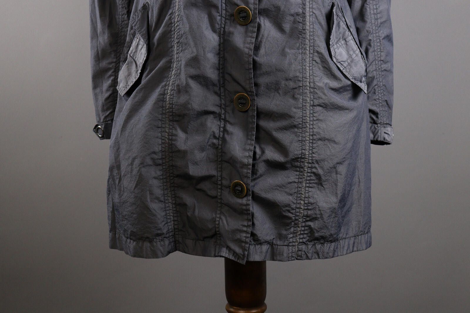 CLOSED Ladies Closed Button Down Nylon Hooded Parka Jacket Size M Size M / US 6-8 / IT 42-44 - 3 Thumbnail