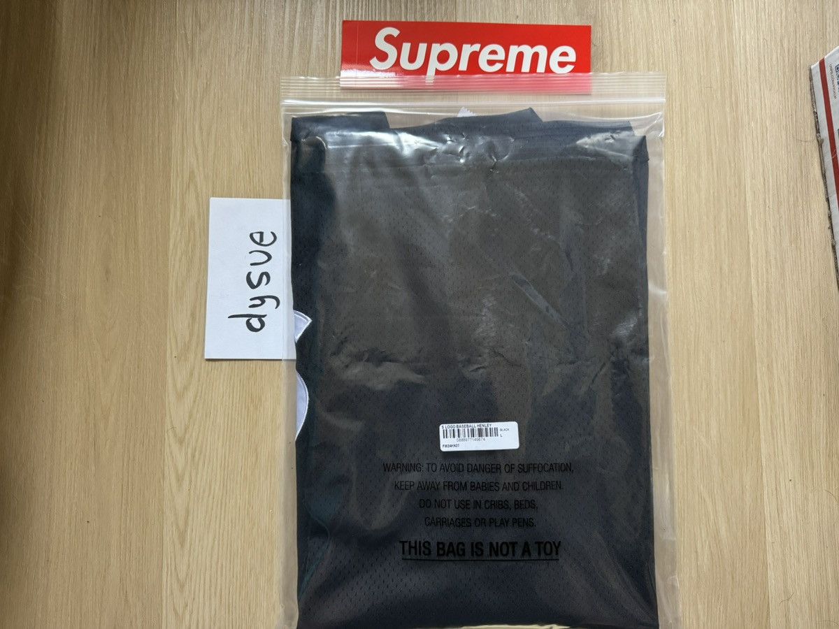Supreme Supreme S Logo Baseball Henley Size US L / EU 52-54 / 3 - 2 Thumbnail