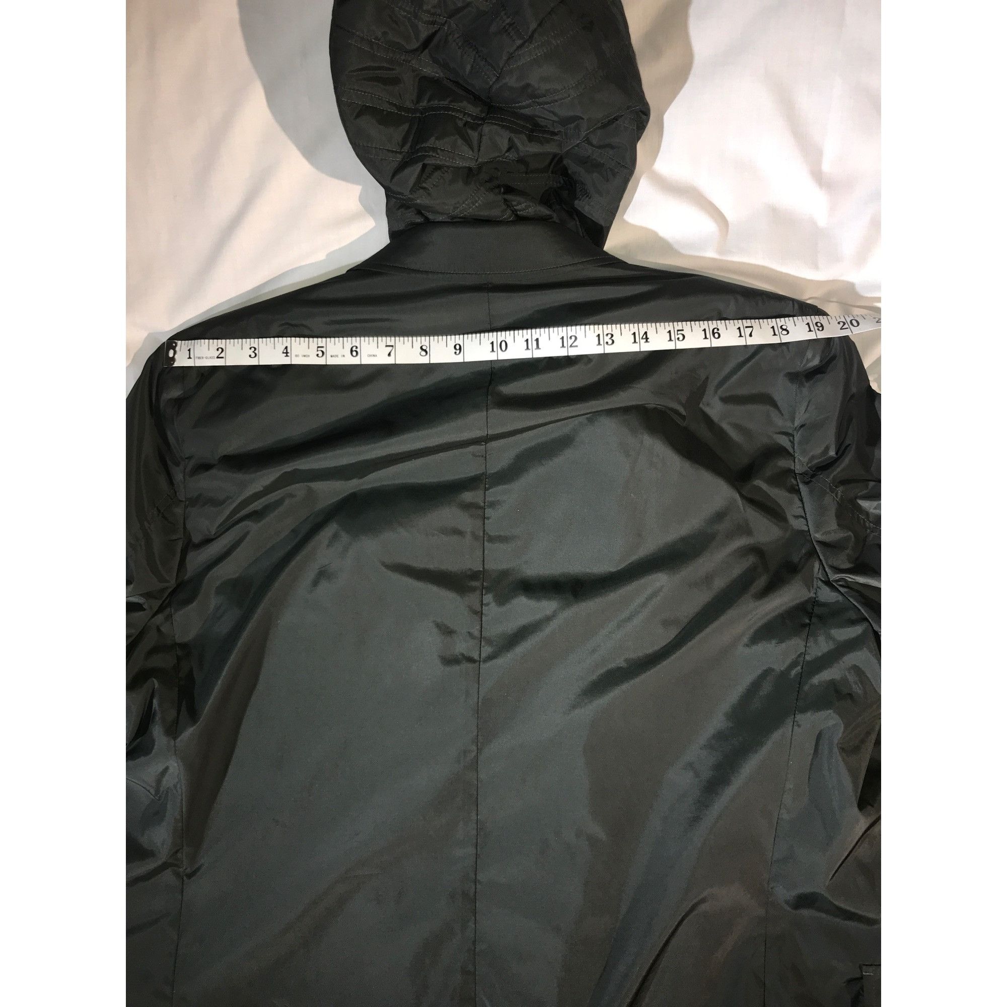 Banana Republic Mens Green Blazer/Field Jacket W/Hood Vest