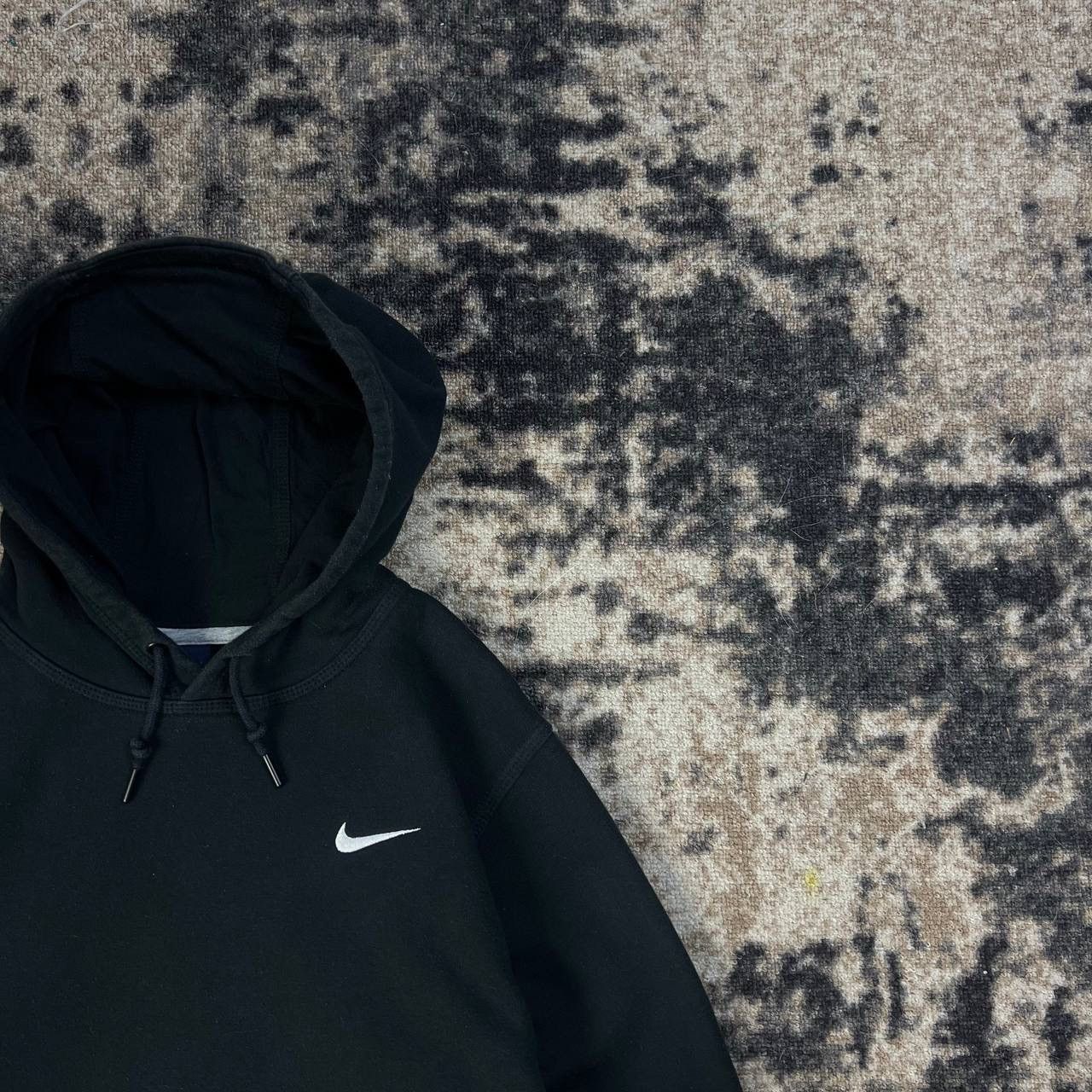 Nike Nike Swoosh Vintage Y2K Black Basic Hoodie Size US M / EU 48-50 / 2 - 2 Thumbnail