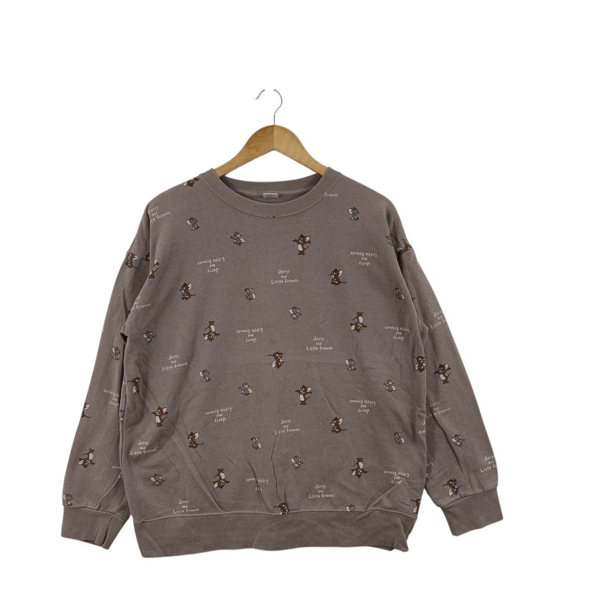 Other TOM & JERRY CARTOON Over Print Baggy Sweatshirt Pullover Size XXL / US 16-18 / IT 52-54 - 3 Thumbnail