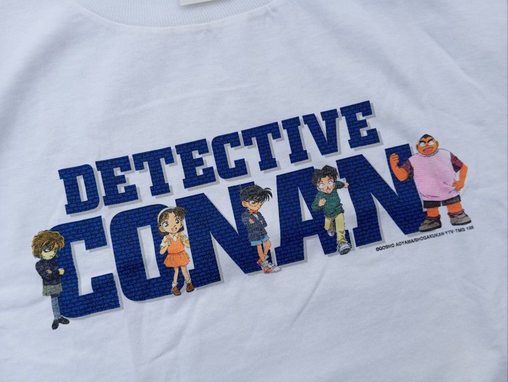 Japanese Brand VTG 90s Detective Conan Comic Anime Tshirt 🕵️ Size US S / EU 44-46 / 1 - 1 Thumbnail