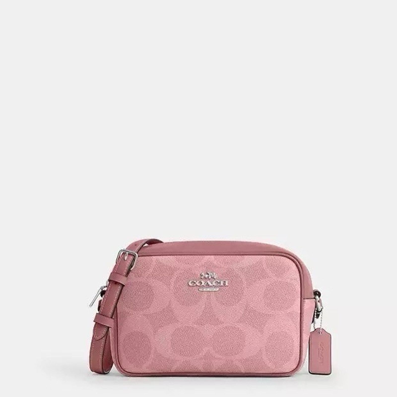 Coach NWT Coach Jamie Camera Bag In Maxi Canvas CCK73 Dusty Pink Size ONE SIZE - 7 Thumbnail