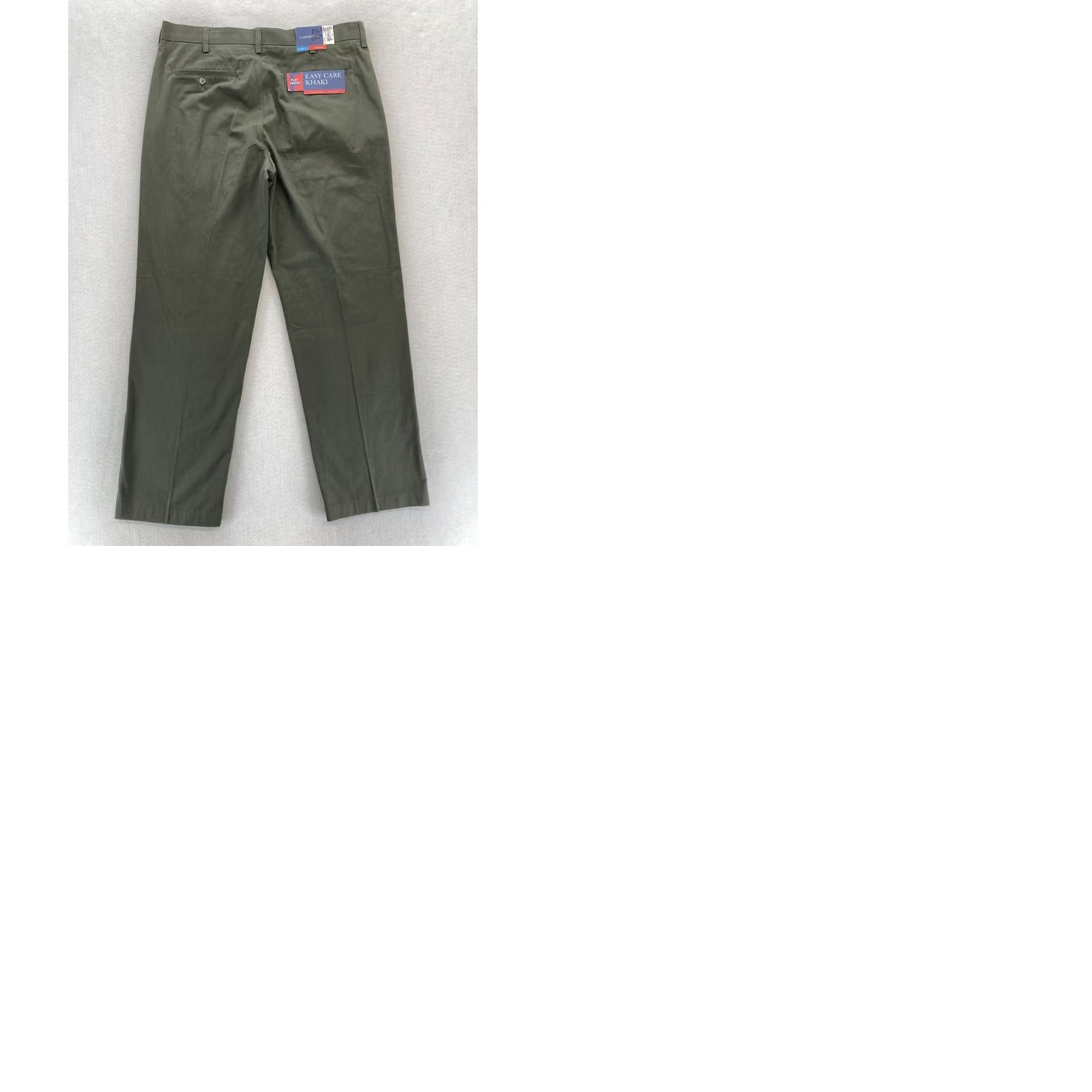 Croft & Barrow Croft & Barrow Easy Care Khaki Pants Mens 36x32 Classic Fit Green Straight Chino Size US 36 / EU 52 - 9 Thumbnail