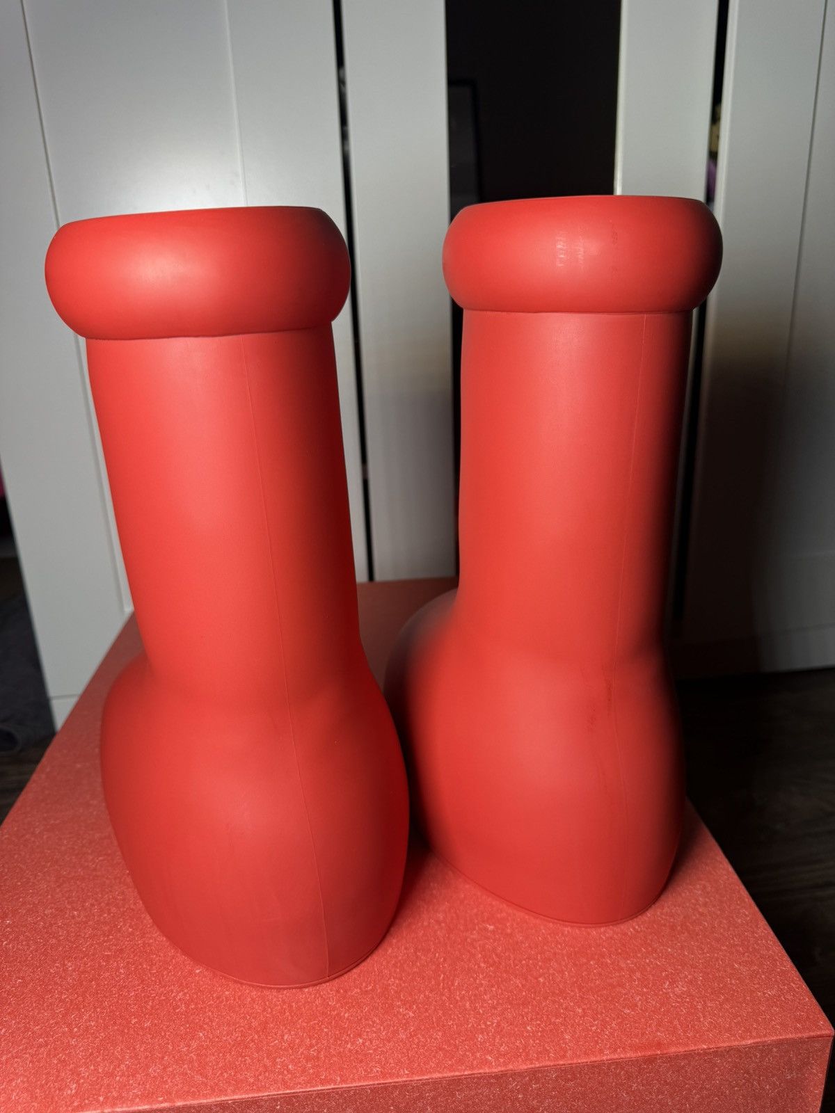 MSCHF MSCHF Big Red Boot Iconic Cartoon Style Size US 7 / EU 40New Size US 7 / IT 37 - 5 Thumbnail