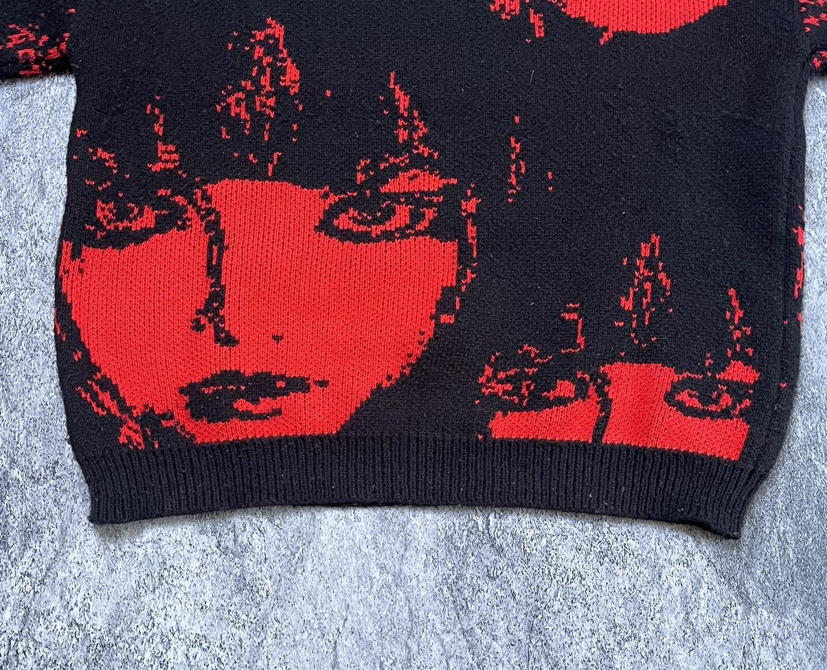 Japanese Brand × Vintage Vintage Avant Garde Knitted Graphic Sweater Anime Opium Style Size US S / EU 44-46 / 1 - 9 Thumbnail