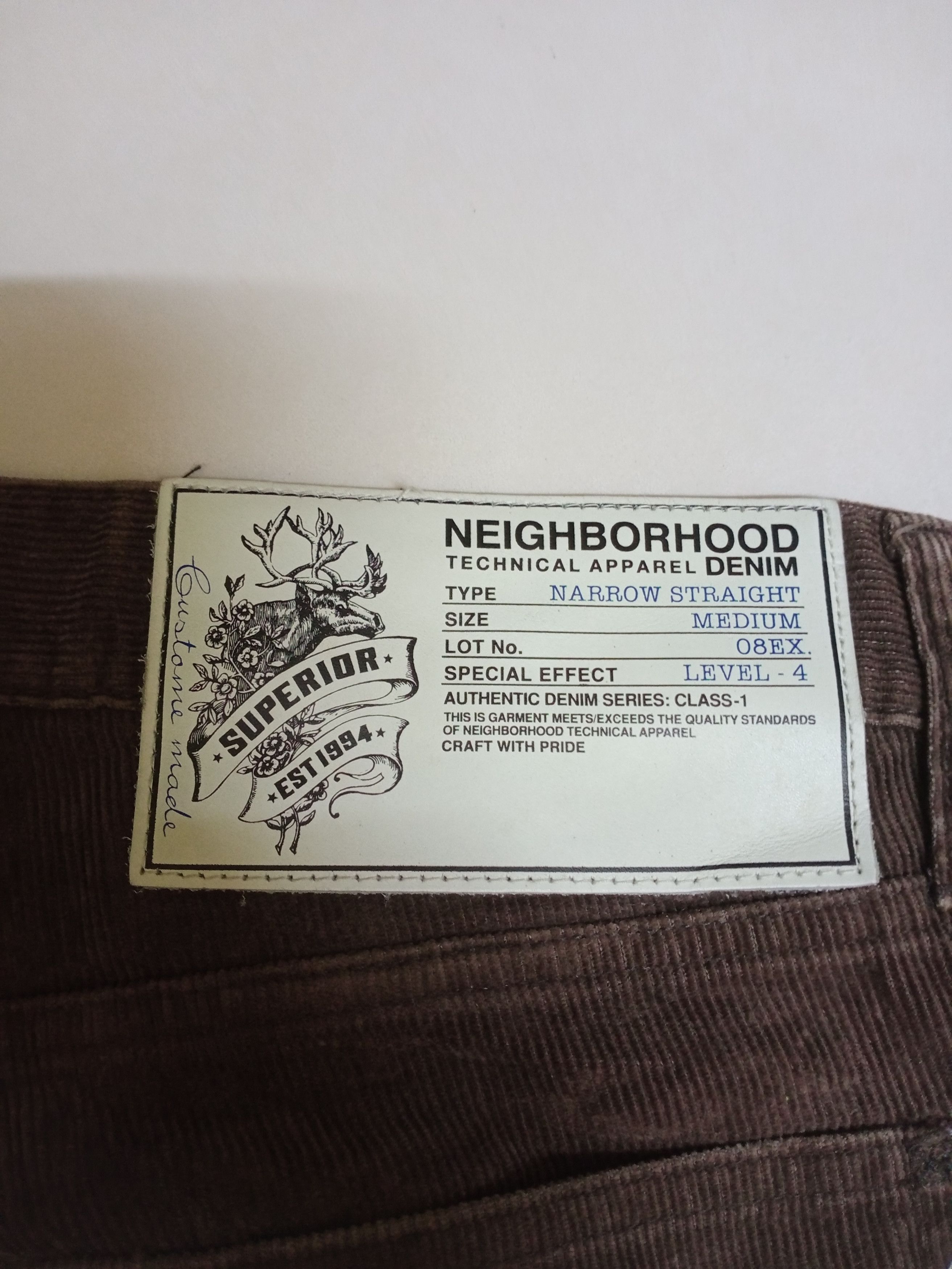 Neighborhood Rare Neighborhood Corduroy Pants Size US 32 / EU 48 - 12 Thumbnail