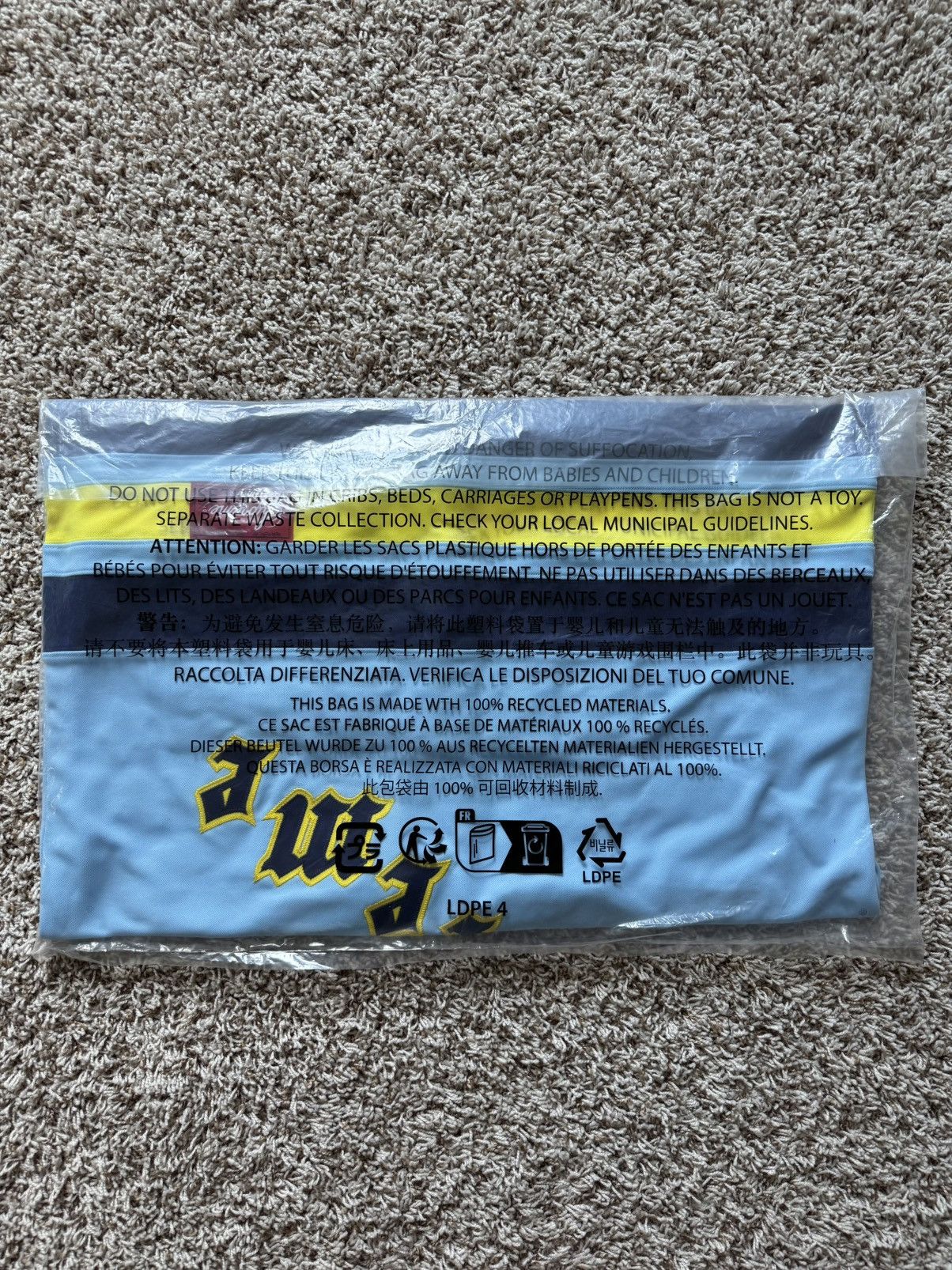 Supreme Supreme Fire & Ice Patches Hockey Jersey Light Blue Size US L / EU 52-54 / 3 - 20 Thumbnail