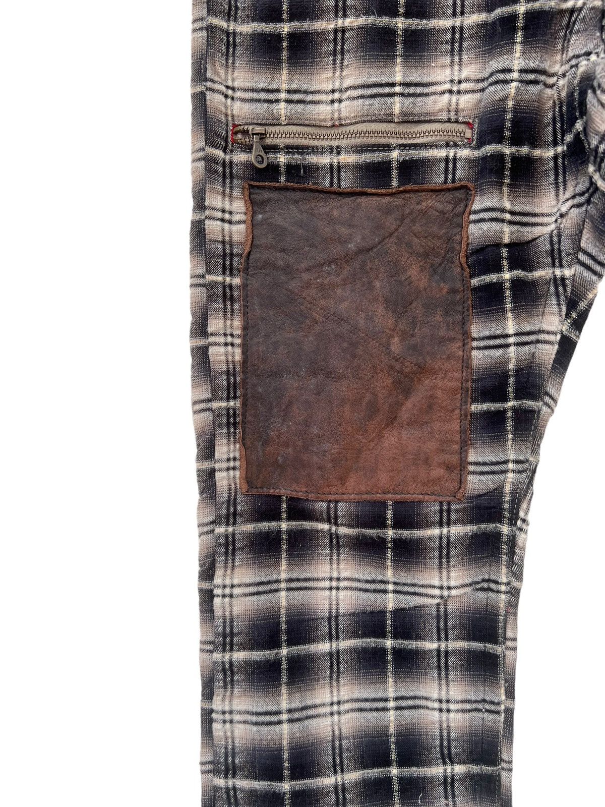 FranCisT MOR.K.S Francist Mor.K.S Japan Tartan Plaid Cow Leather Patch Size US 30 / EU 46 - 8 Thumbnail