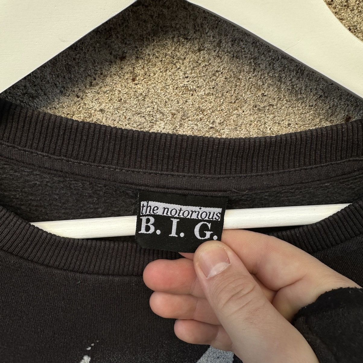20471120 Vintage B.I.G Sweatshirt Big Logo Rap BIG 00s USA SK8 Size US XL / EU 56 / 4 - 6 Thumbnail