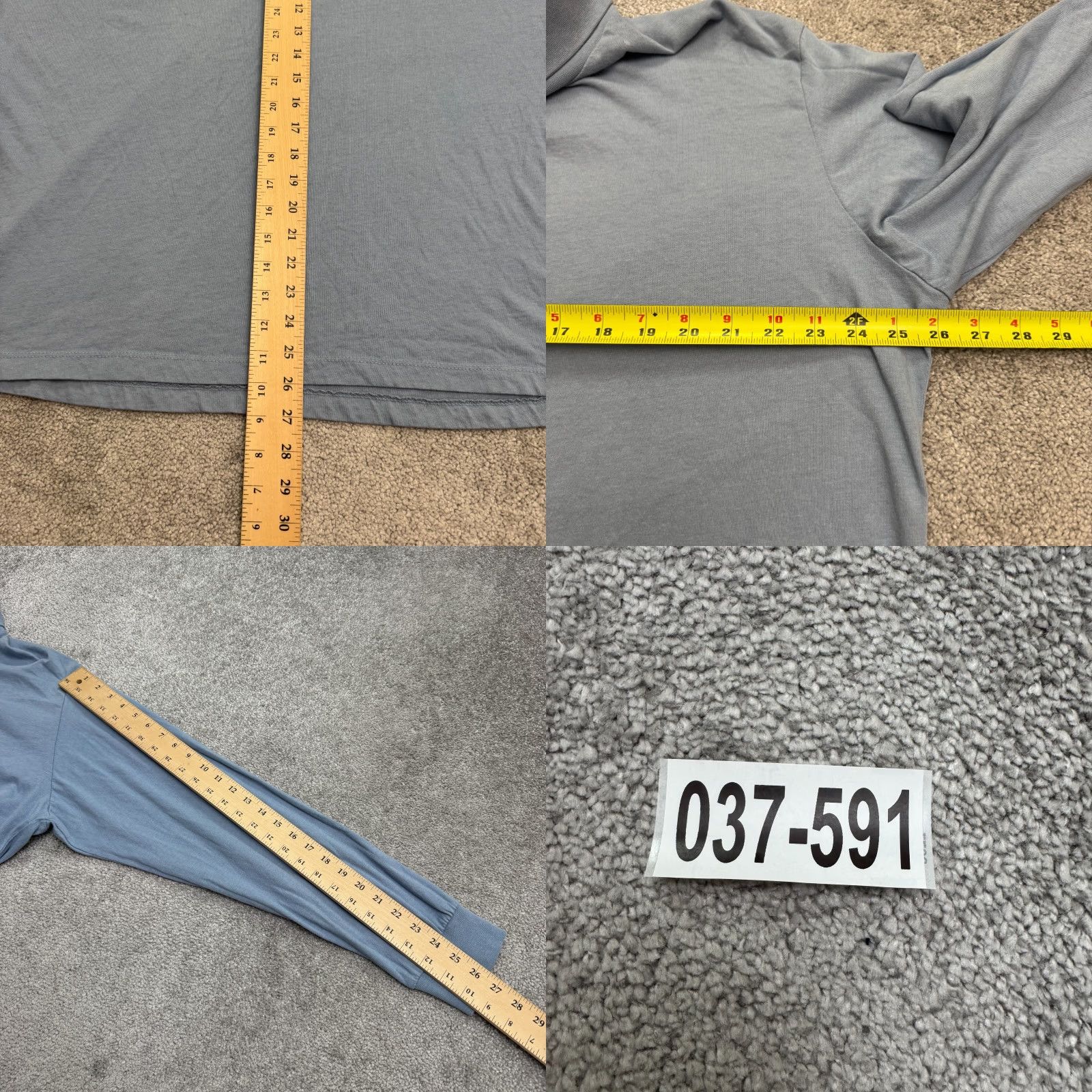 Urban Outfitters Urban Outfitters Turtleneck Shirt Mens XL Blue 100% Cotton Knit Long Sleeve Classic Outdoor Size US XL / EU 56 / 4 - 8 Thumbnail