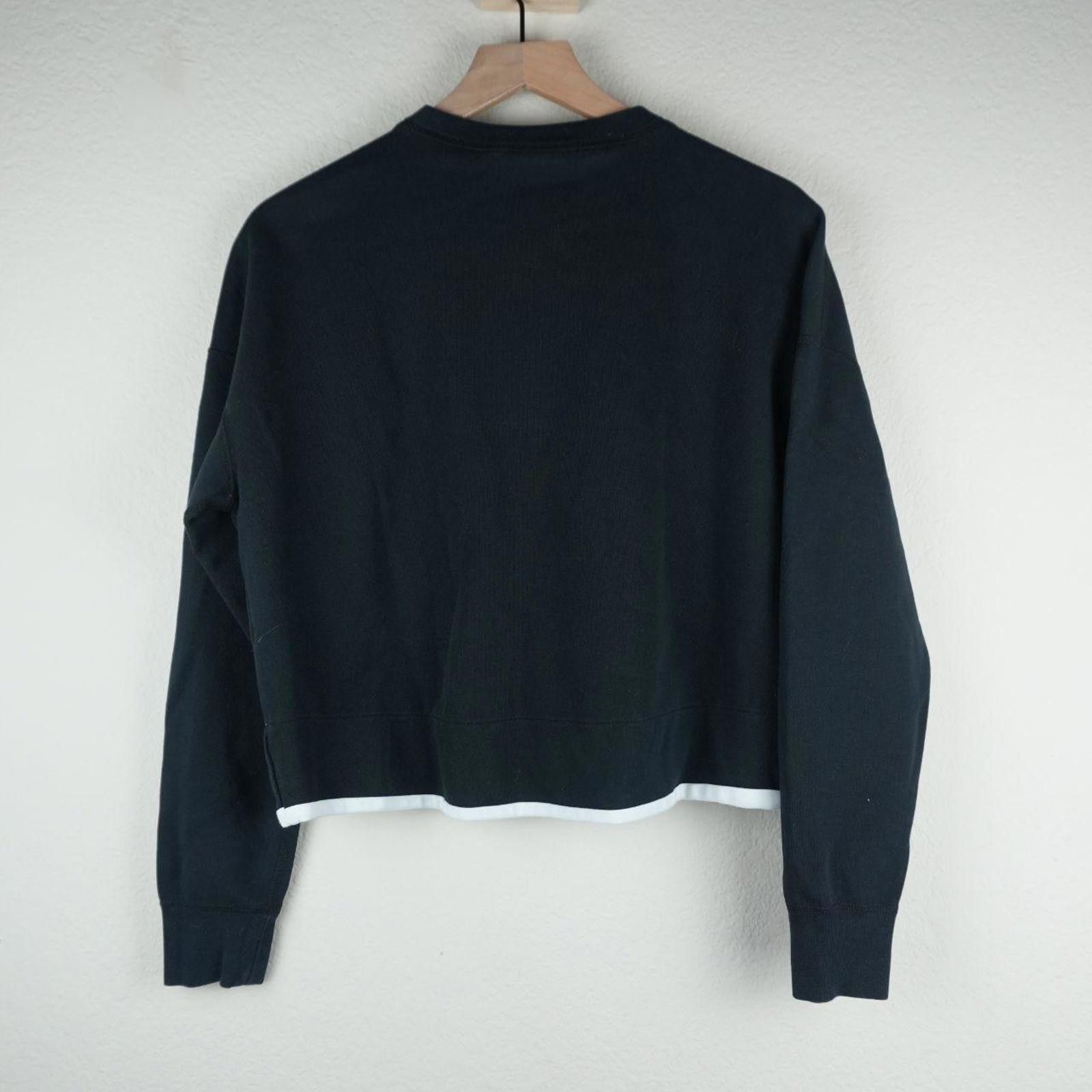 Nike Nike Sweater Women's M Black Cropped Zip Pocket Size M / US 6-8 / IT 42-44 - 6 Thumbnail