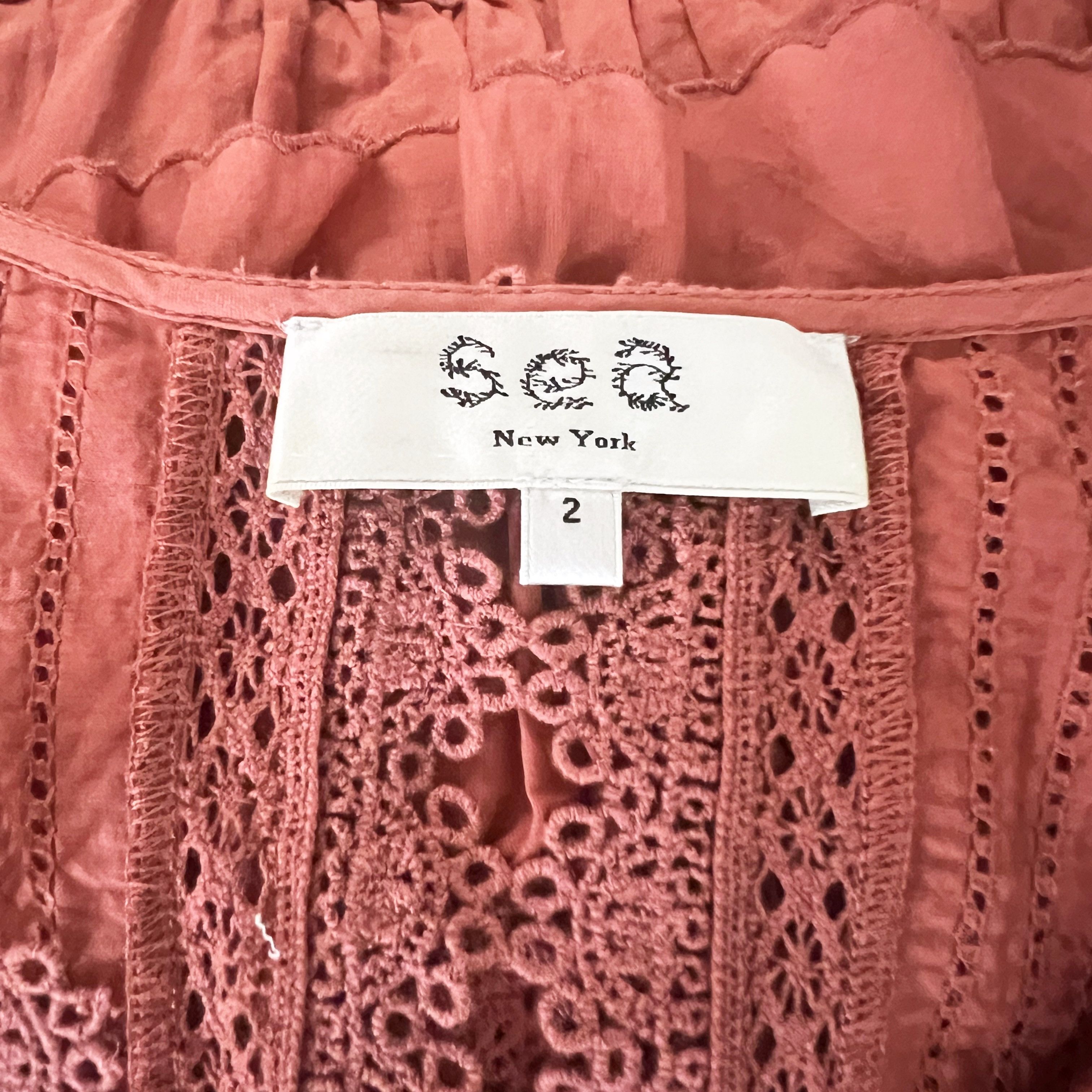 Sea New York SEA New York Rosalie Crochet Pom Pom Size XS / US 0-2 / IT 36-38 - 2 Thumbnail