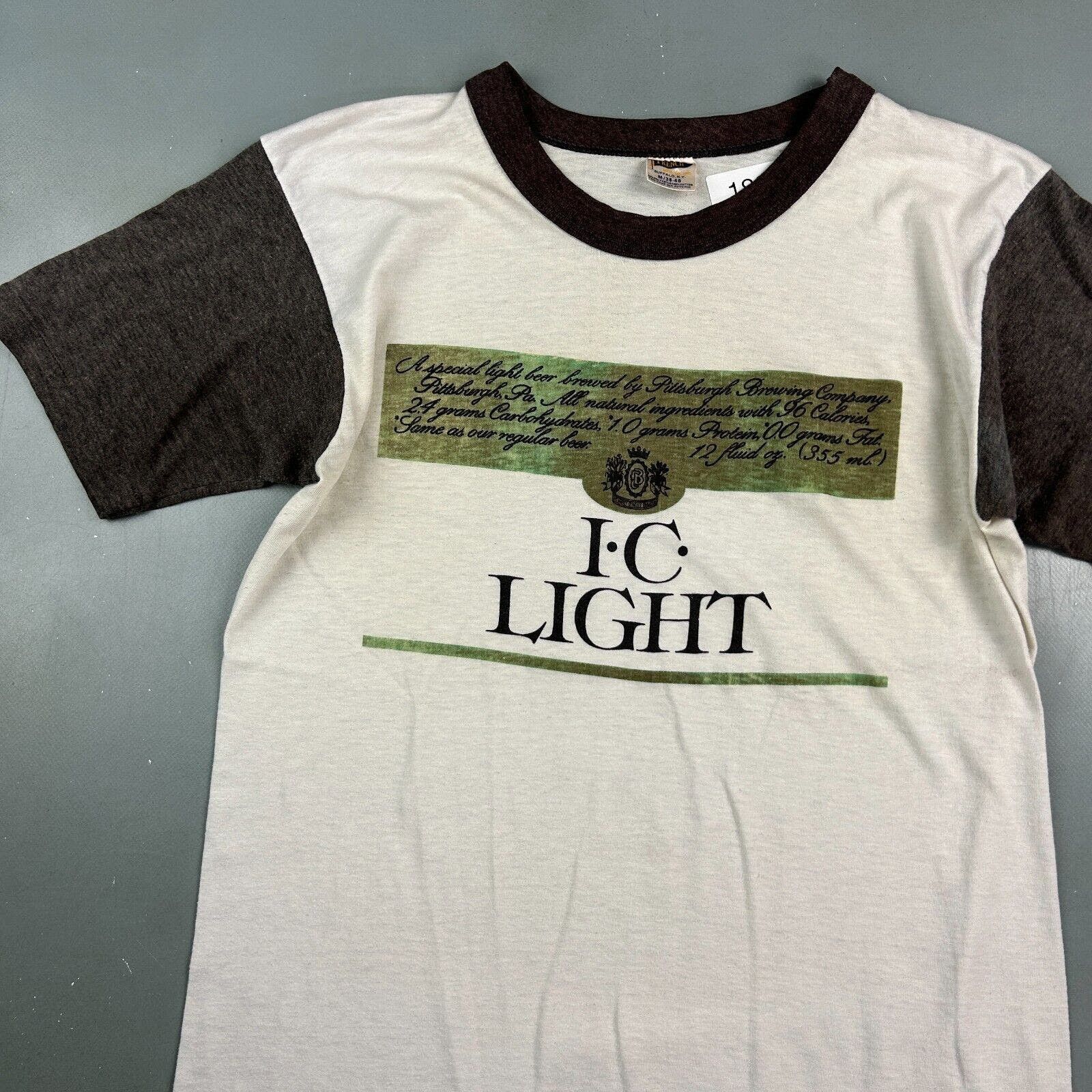 Vintage VINTAGE 70s | I.C Light Trench T-Shirt sz S Adult Size US S / EU 44-46 / 1 - 2 Thumbnail