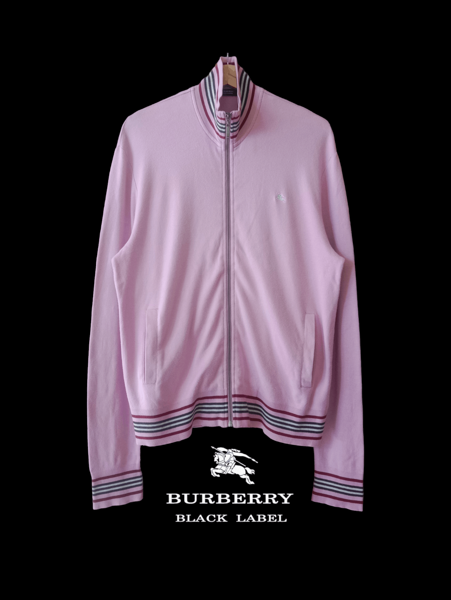 Burberry Burberry Black Label Sweater Zip Up Jacket Size US S / EU 44-46 / 1 - 1 Thumbnail