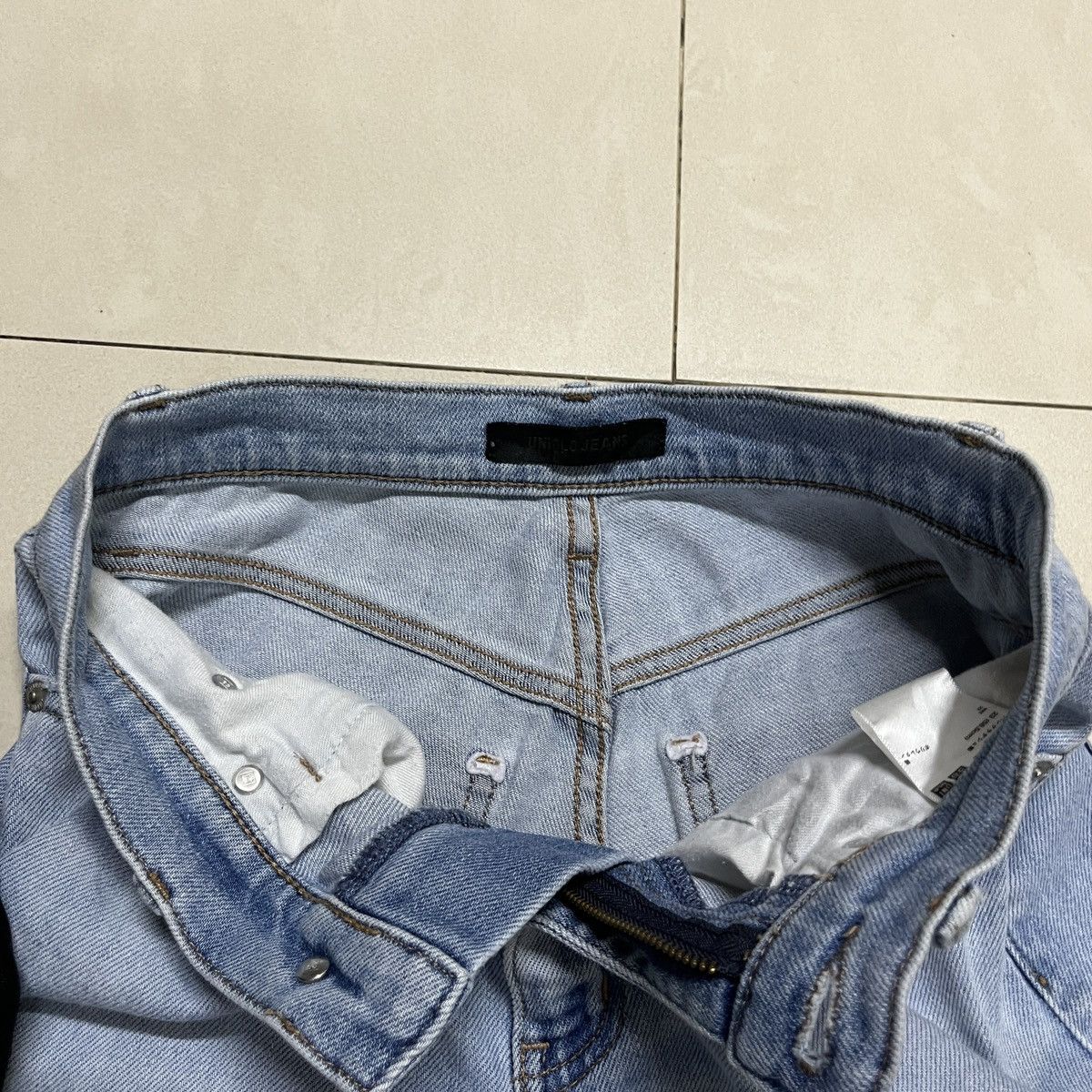 Uniqlo × Vintage Uniqlo Regular Straight Jeans Size 27" / US 4 / IT 40 - 6 Thumbnail