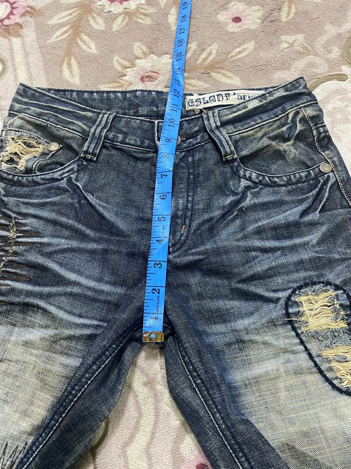Japanese Brand These jeans feature a distressed and punk-inspired design, Size US 30 / EU 46 - 14 Thumbnail