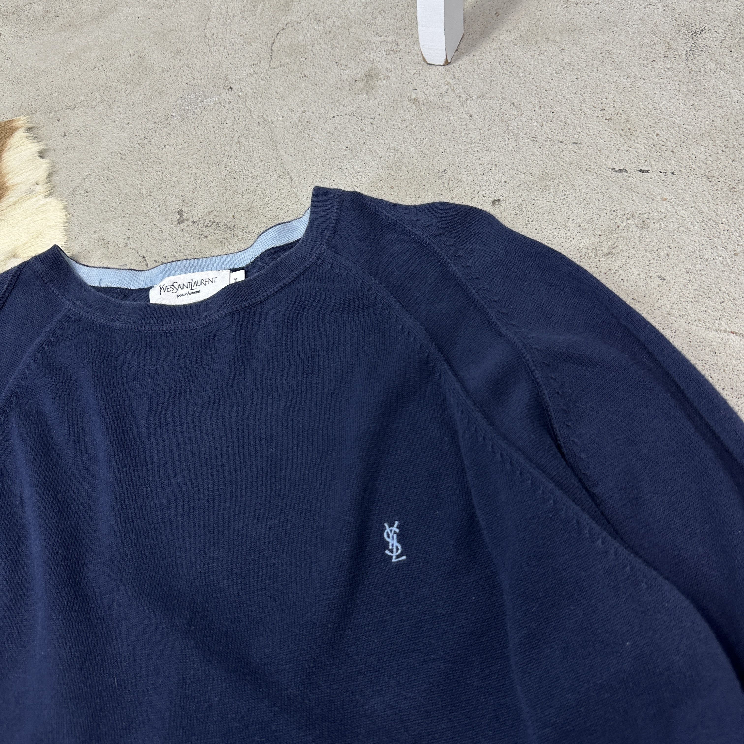 Yves Saint Laurent Vintage Old Money Yves Saint Laurent Sweater Y2K Size US XL / EU 56 / 4 - 2 Thumbnail