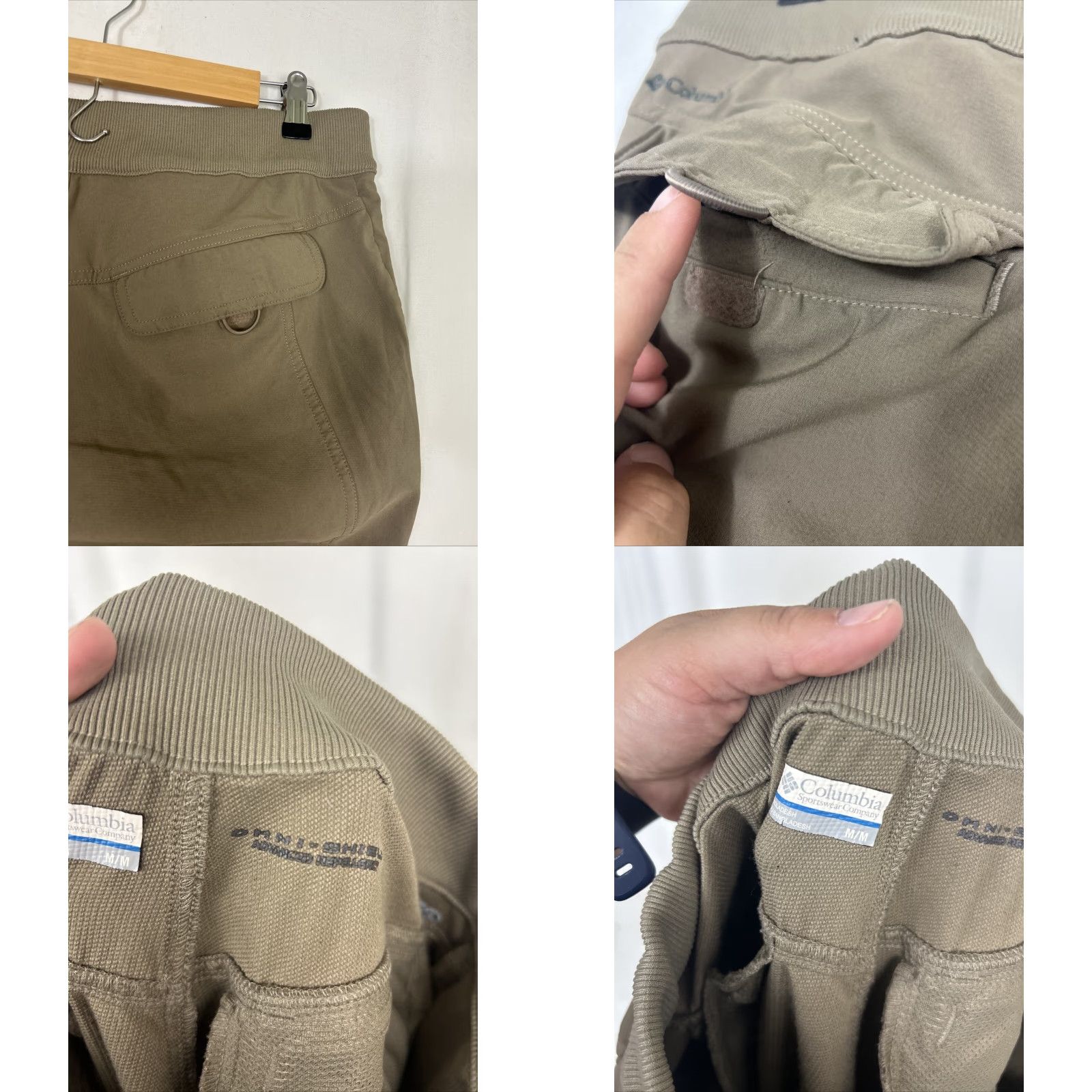Vintage Columbia Bryce Canyon Pants Womens Medium Beige Omni Shield Jogger Size 32" / US 10 / IT 46 - 9 Thumbnail