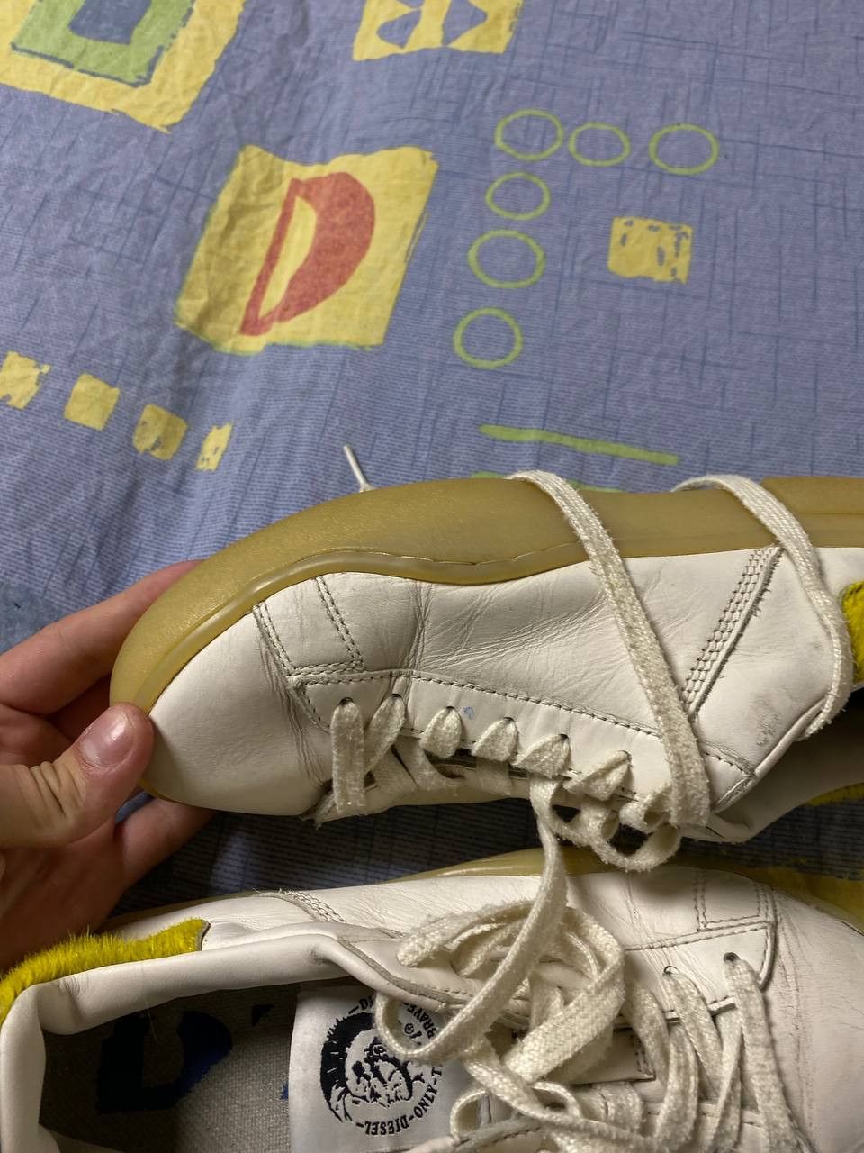 Diesel 2000s Archive Japanese Leather Sneakers Diesel Y2K Size US 7 / IT 37 - 11 Thumbnail