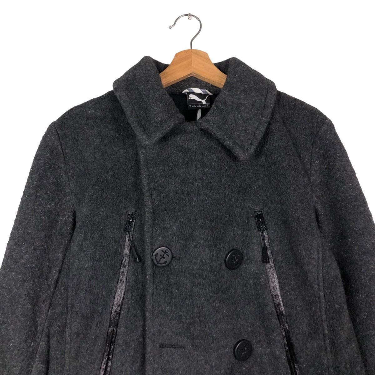 Japanese Brand 🔥Vintage Duffle Wool Jacket Puma Double Breast Size US S / EU 44-46 / 1 - 3 Thumbnail