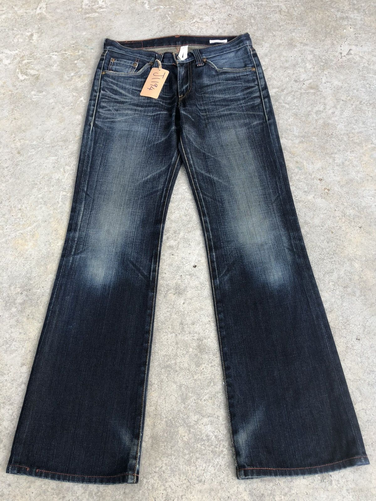 00年代 Levi's リーバイス 517 ブラックデニムパンツ フレアデニムパンツ 後染め メンズW34 古着 00s Y2K グレーデニム  ヴィンテージ VINTAGE ブーツカット ジーンズ ブラック 黒色 グレー 【デニムパンツ】/ブラック | cave 古着屋【公式】古着通販サイト