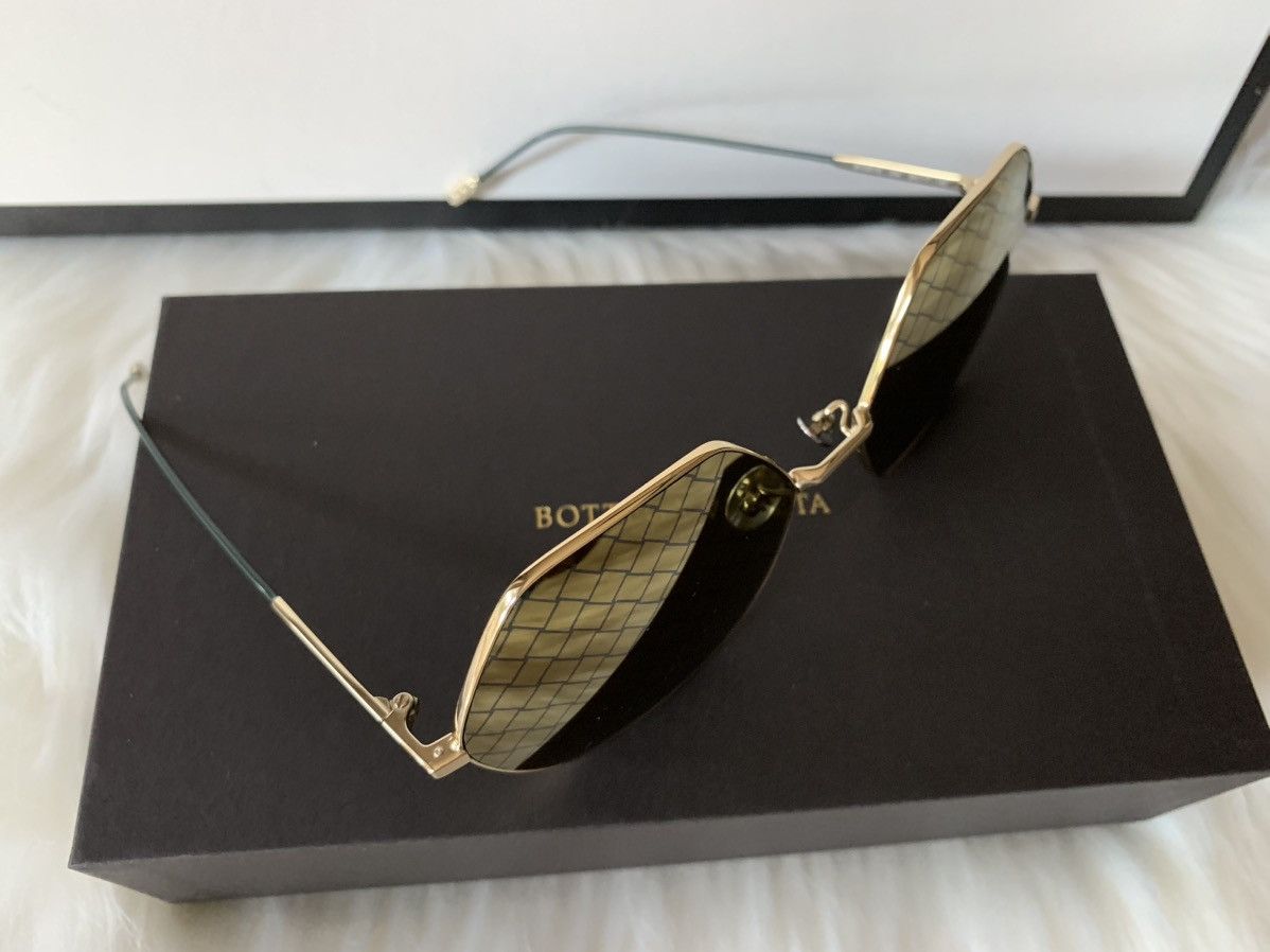 Bottega Veneta Bottega Veneta Hexagon Sunglasses Size ONE SIZE - 10 Thumbnail