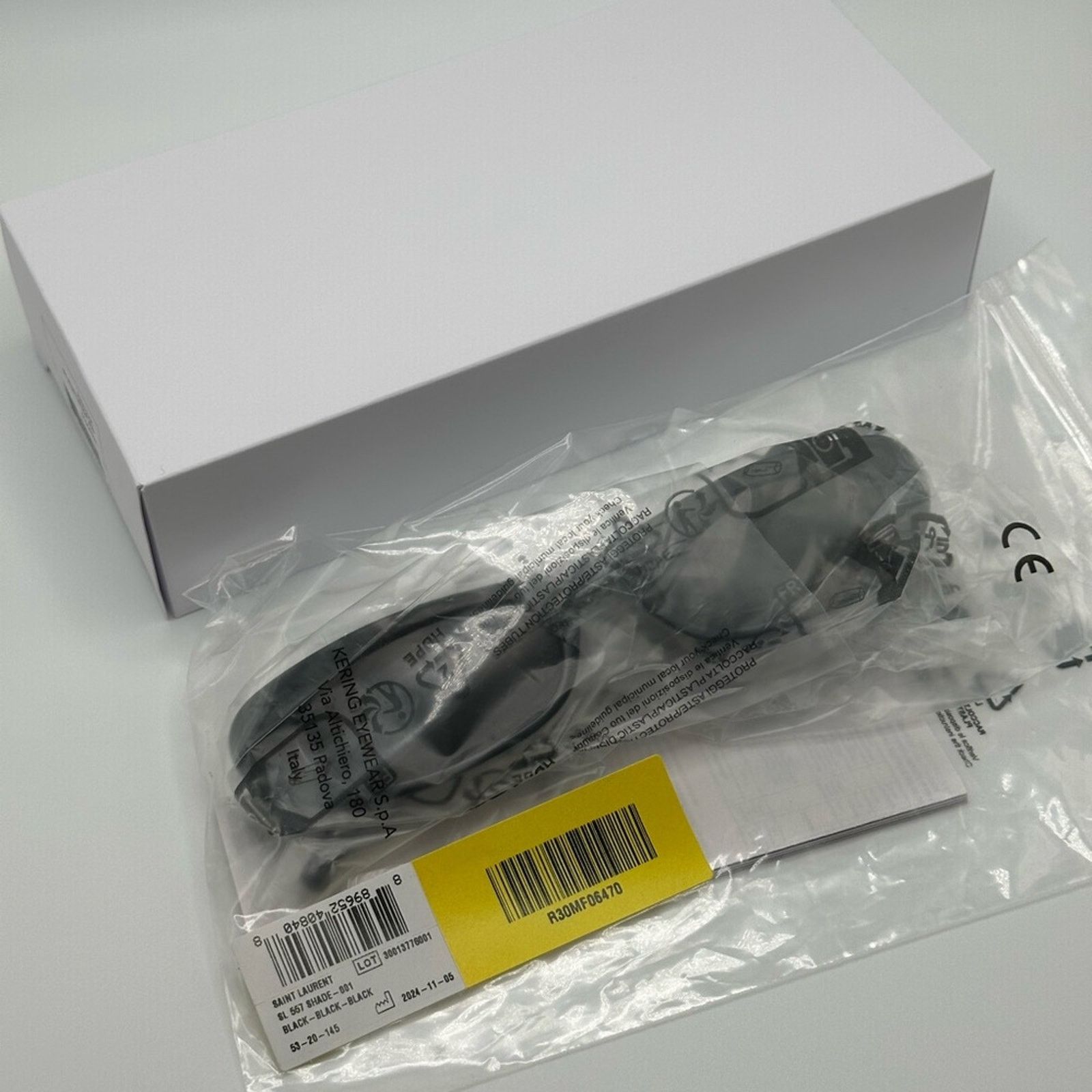 Yves Saint Laurent BRAND NEW SAINT LAURENT SUNGLASSES SL557 SHADE 001 Black Size ONE SIZE - 13 Thumbnail
