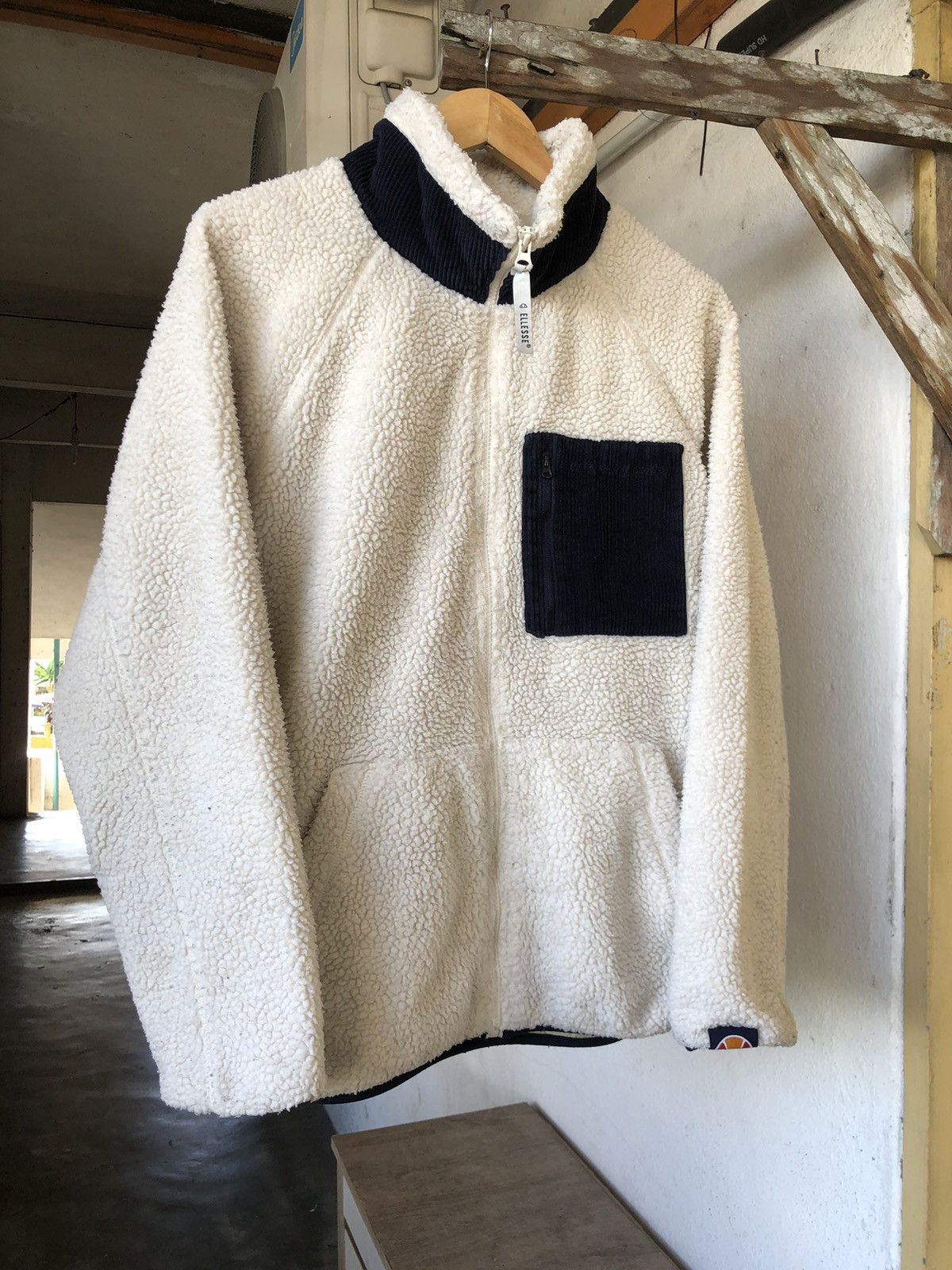 Ellesse Ellesse Sport Fleece Sherpa Zipper Jacket Like Patagonia Size US M / EU 48-50 / 2 - 3 Thumbnail