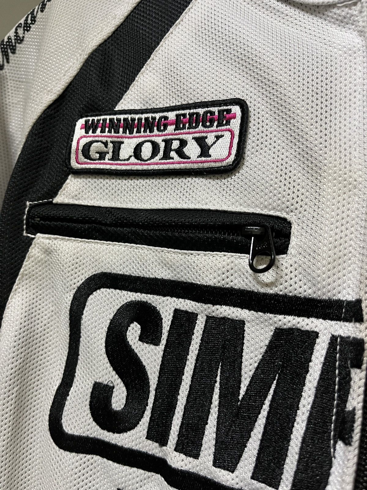 Vintage Vintage SIMPSON Biker Racing Jacket Size M / US 6-8 / IT 42-44 - 2 Thumbnail