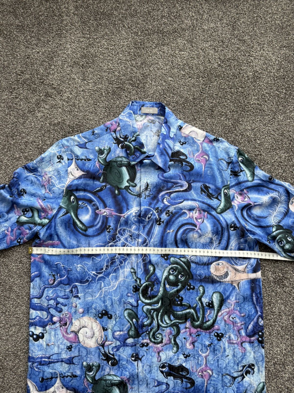 Dior Dior x Kenny Scharf Oblique Button up Shirt - 40 Size US M / EU 48-50 / 2 - 11 Thumbnail