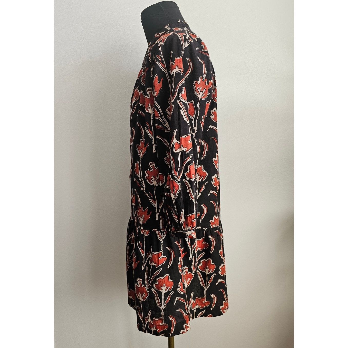 Other THE SHIRT ROCHELLE BEHRENS Floral Drop Waist Mini Dress XS Size XS / US 0-2 / IT 36-38 - 2 Thumbnail