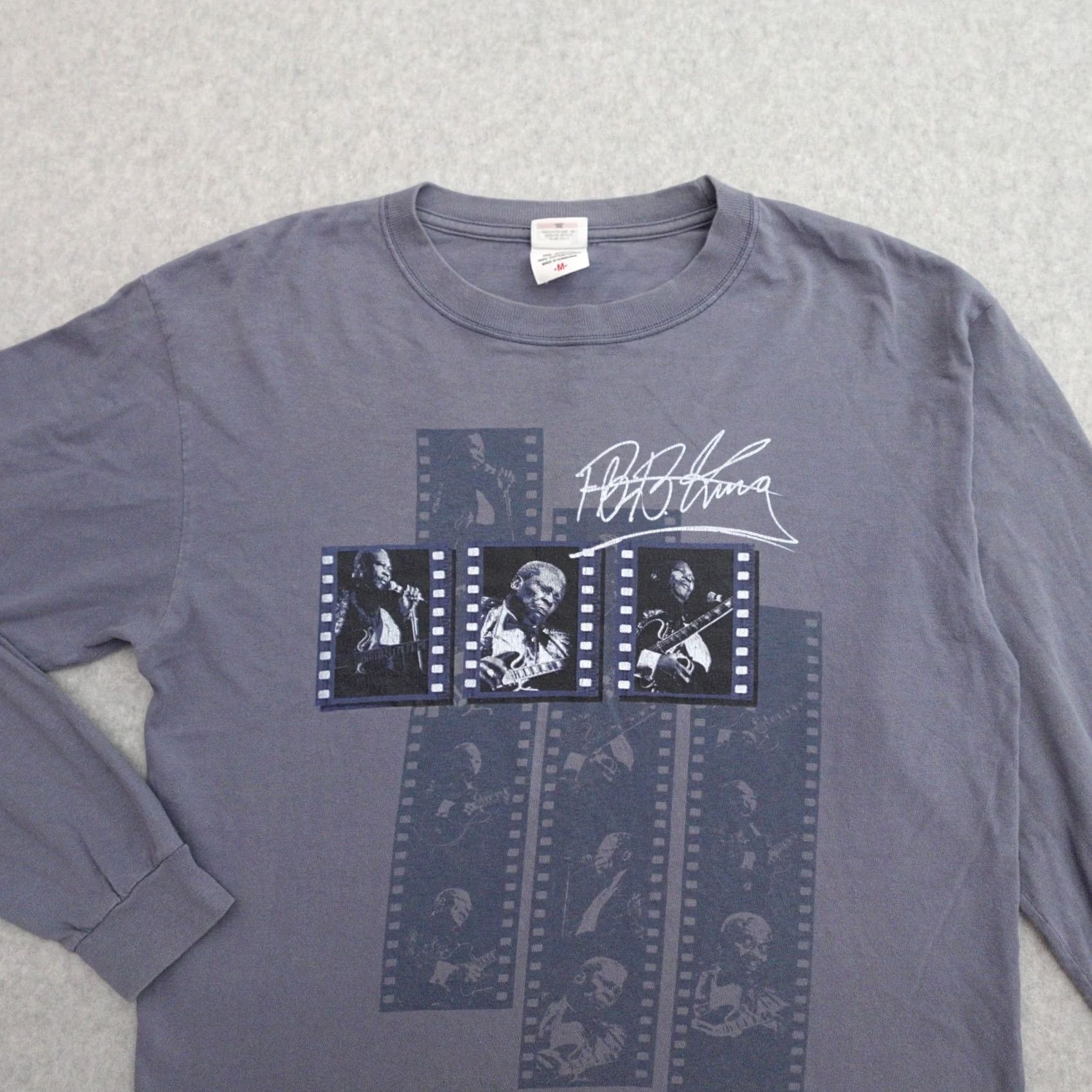 Anvil BB King Shirt Adult Size Medium Long Sleeve Live On Tour 2008 King Of The Blues Size US M / EU 48-50 / 2 - 7 Thumbnail