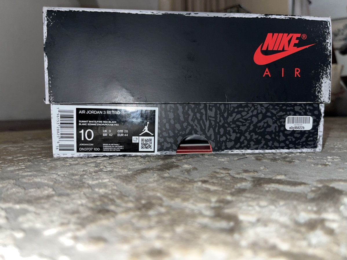 Jordan Brand Air Jordan 3 Retro 'White Cement Reimagined' 2023 Size US 10 / EU 43 - 12 Thumbnail