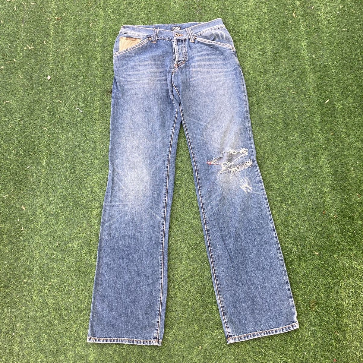 Dolce & Gabbana DOLCE AND GABBANA RIPED STYLE JEANS Size US 29 - 1 Thumbnail