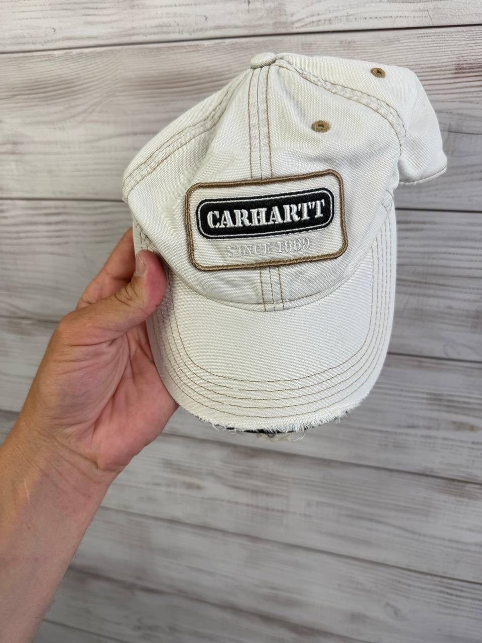 Carhartt Vintage Sun Faded Carhartt Cap Hat Size ONE SIZE - 5 Thumbnail