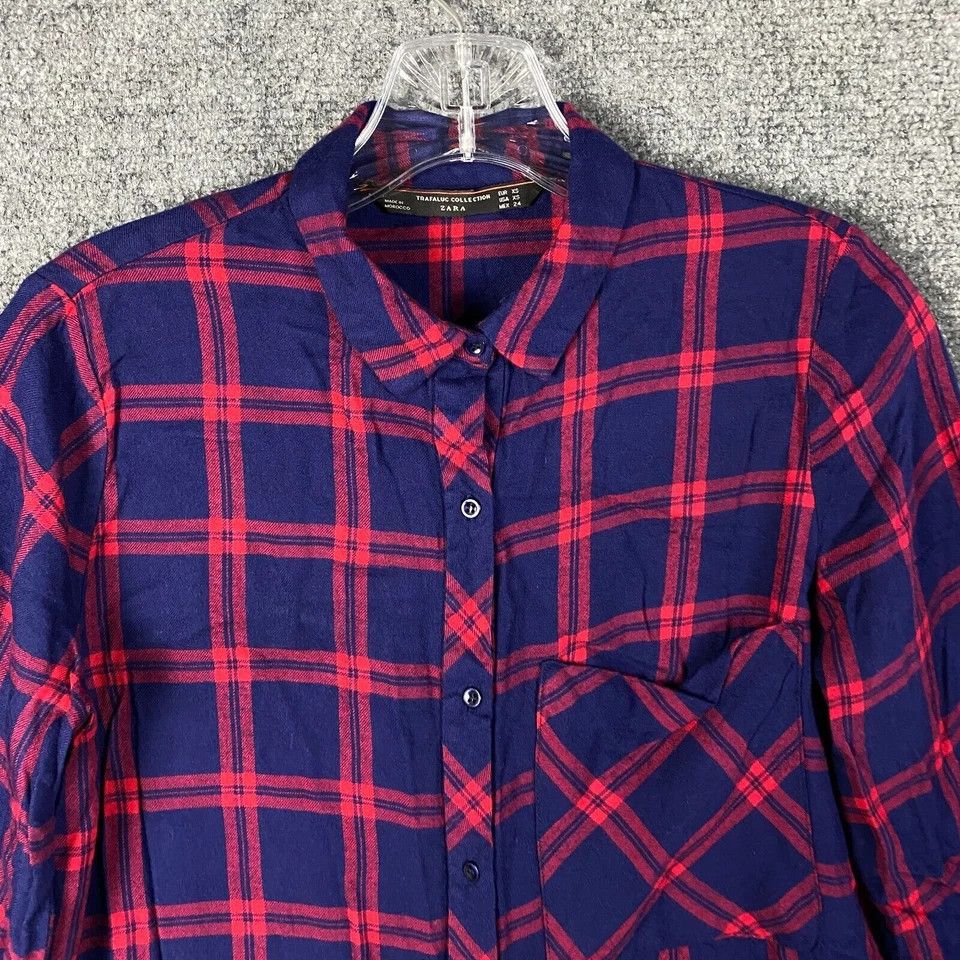 Zara Zara Trafaluc Collection Button Up Top Women XS Long Sleeve Size XS / US 0-2 / IT 36-38 - 2 Thumbnail