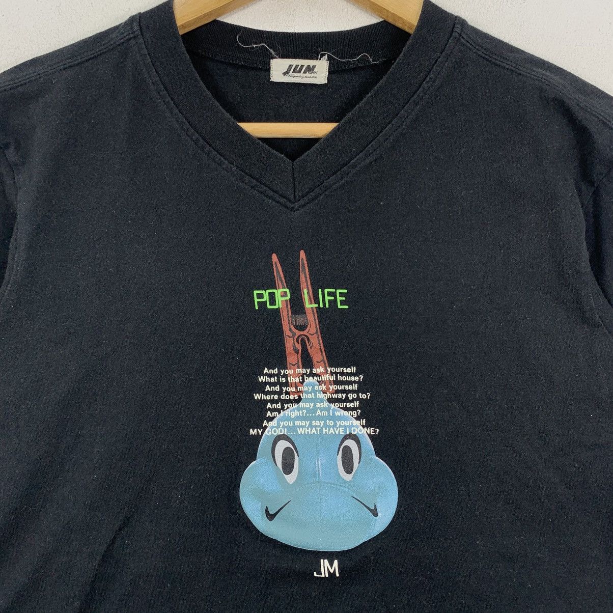 JUN MEN Vintage 90s JM JUN MEN Pop Life Cartoon JapaneseBrand Tshirt Size US S / EU 44-46 / 1 - 4 Thumbnail