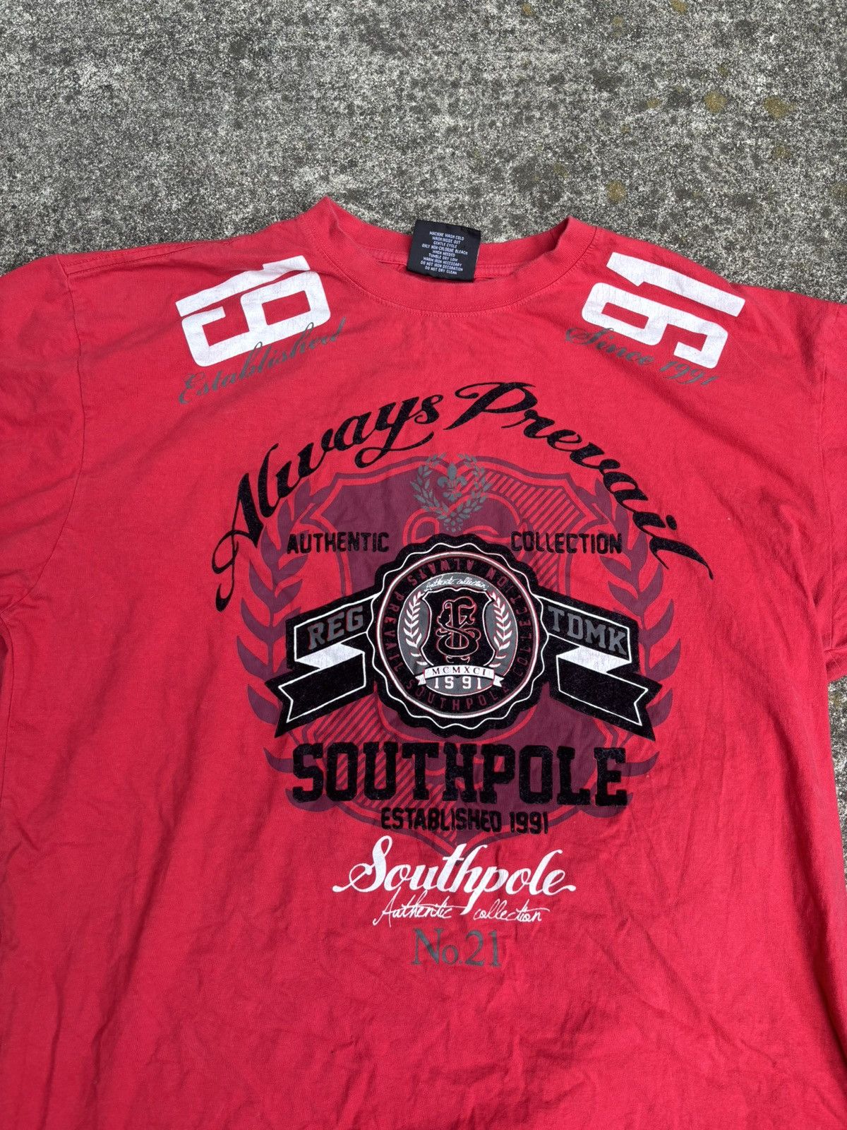 Southpole Vintage Y2K Style Southpole Grunge T shirt Size US XXL / EU 58 / 5 - 2 Thumbnail