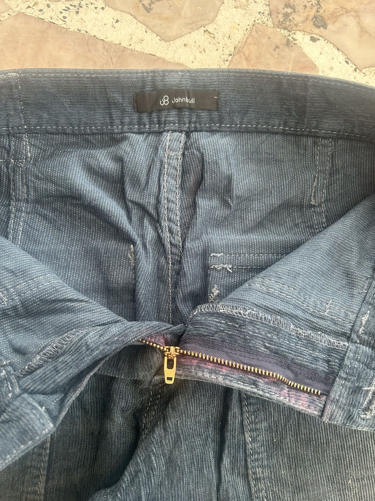 Johnbull Johnbull Japan Corduroy Vintage Casual Blue Trousers Size US 30 / EU 46 - 8 Thumbnail