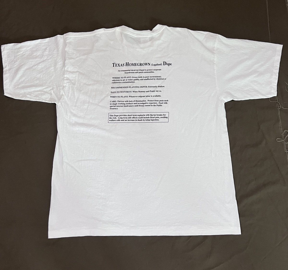 Vintage Vintage Dope Bush Marijuana Cannabis Tee 3XL Oversized Drug Size US XXL / EU 58 / 5 - 5 Thumbnail