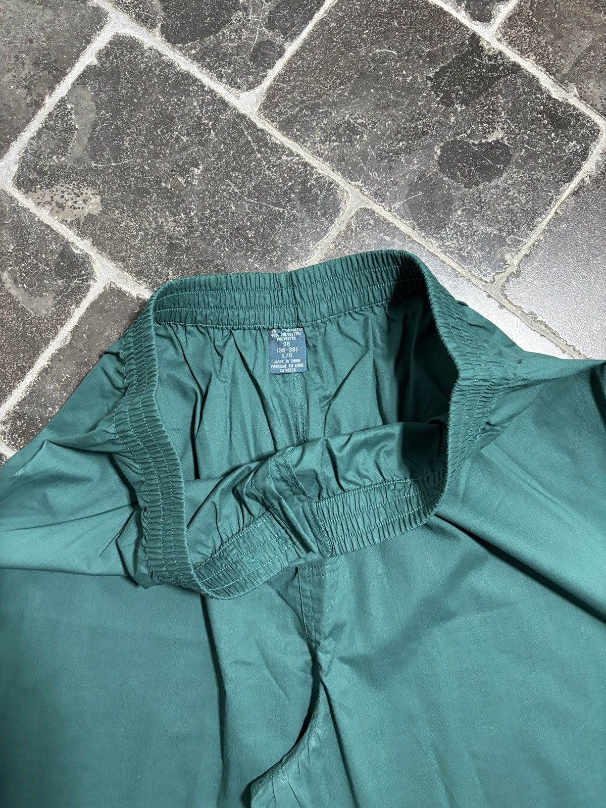 Vintage 1990s Vintage Pajamas Set Dark Green Matching 2 Piece Suit Size US 34 / EU 50 - 9 Thumbnail