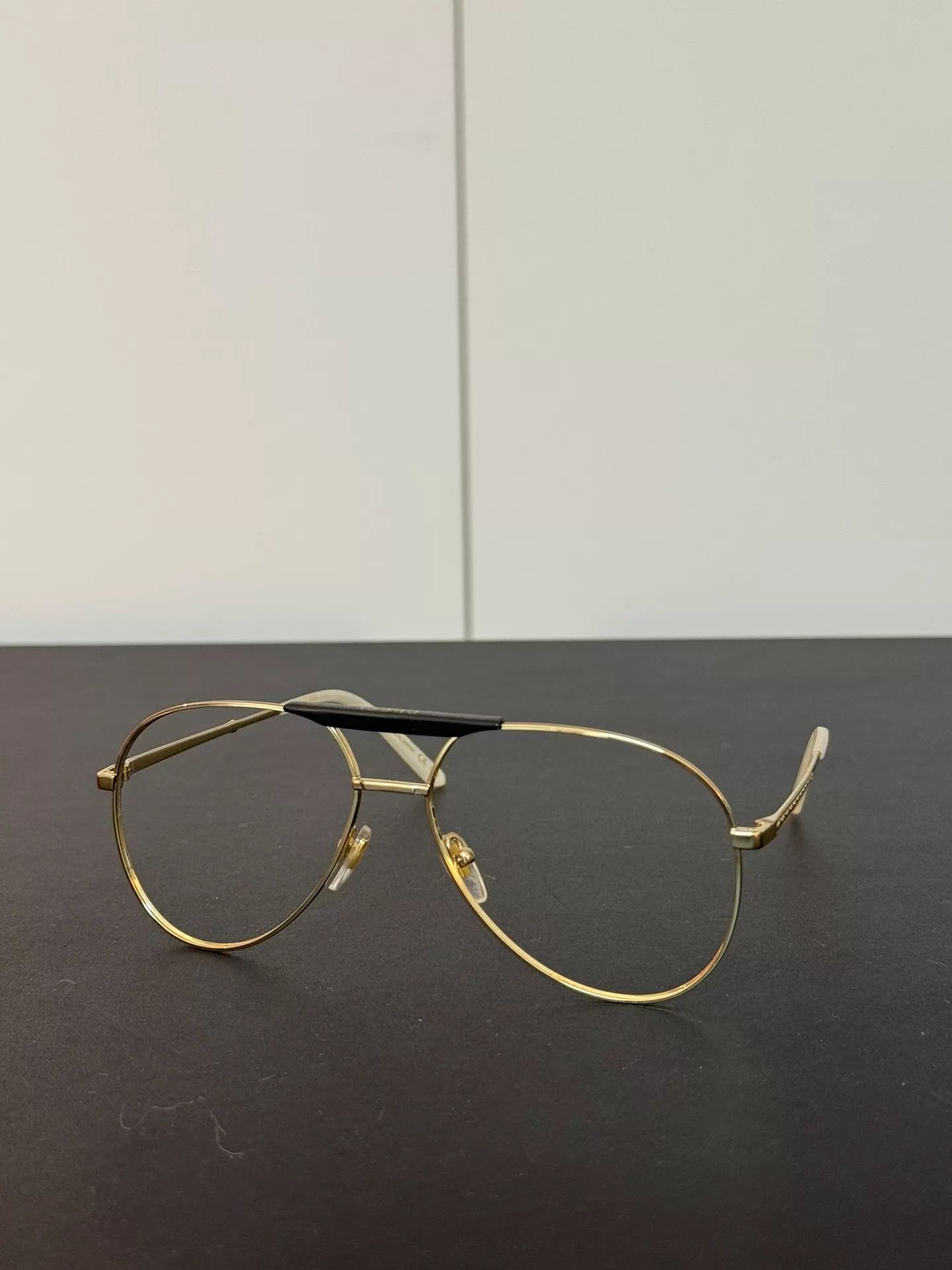 Gucci Gucci Gold Frame Glasses No Lenses Mai Style Size ONE SIZE - 1 Thumbnail