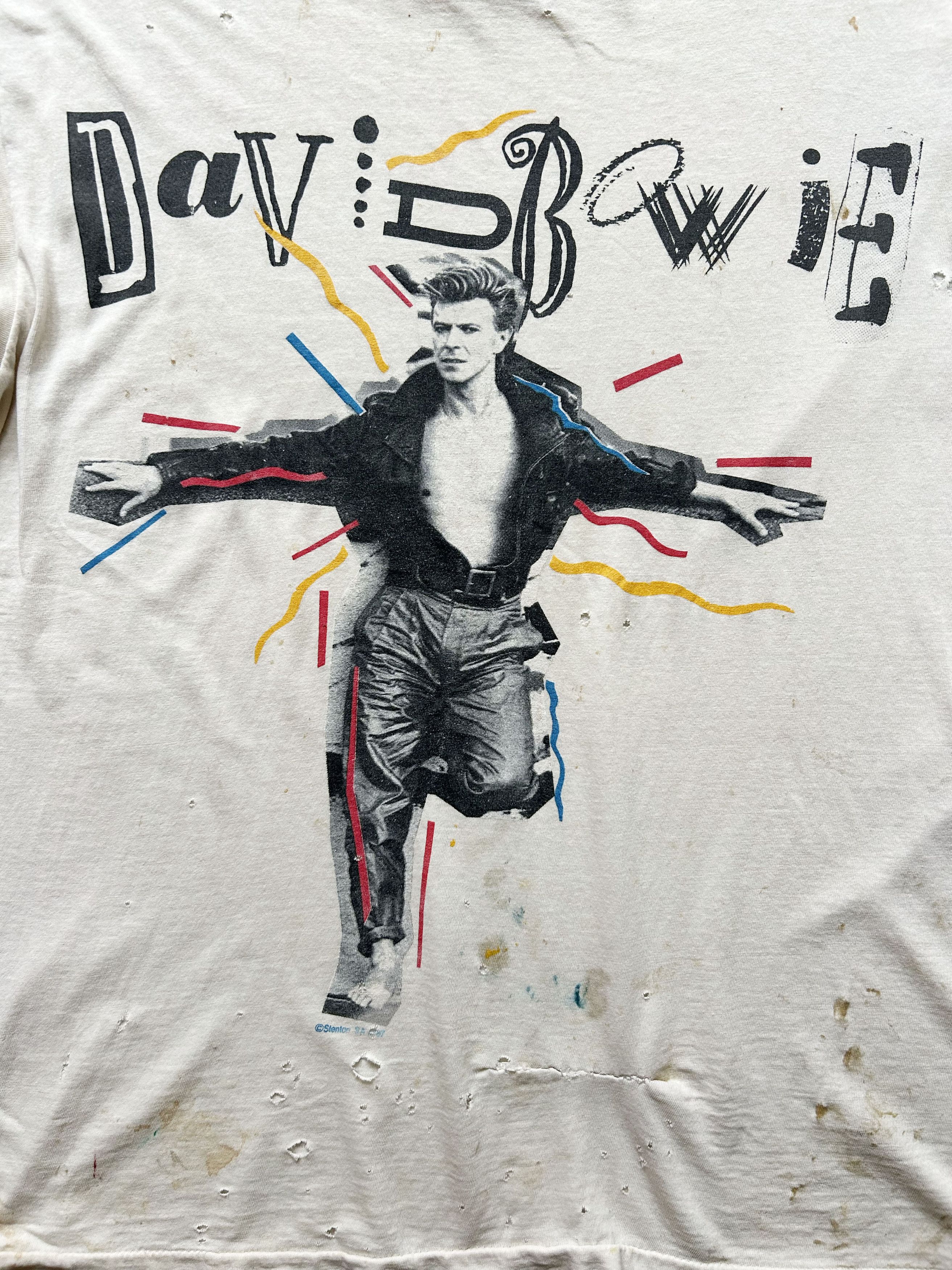 Band Tees David Bowie The Glass Spider Tour 1987 *Collector's Item* Size US M / EU 48-50 / 2 - 2 Thumbnail