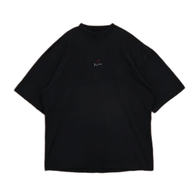 Balenciaga Balenciaga Heart Embroidery Short Sleeve Shirt Size US S / EU 44-46 / 1 - 1 Thumbnail