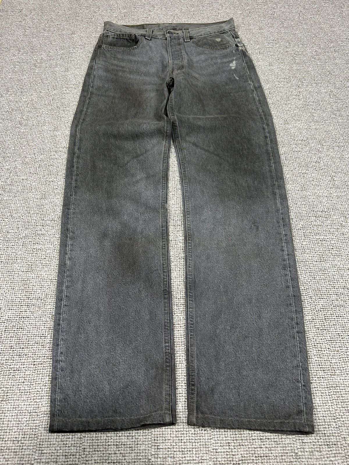 Levi's 90s Levis 501 Usa Grey Bleach Effect W30 D760 Size US 30 / EU 46 - 1 Thumbnail