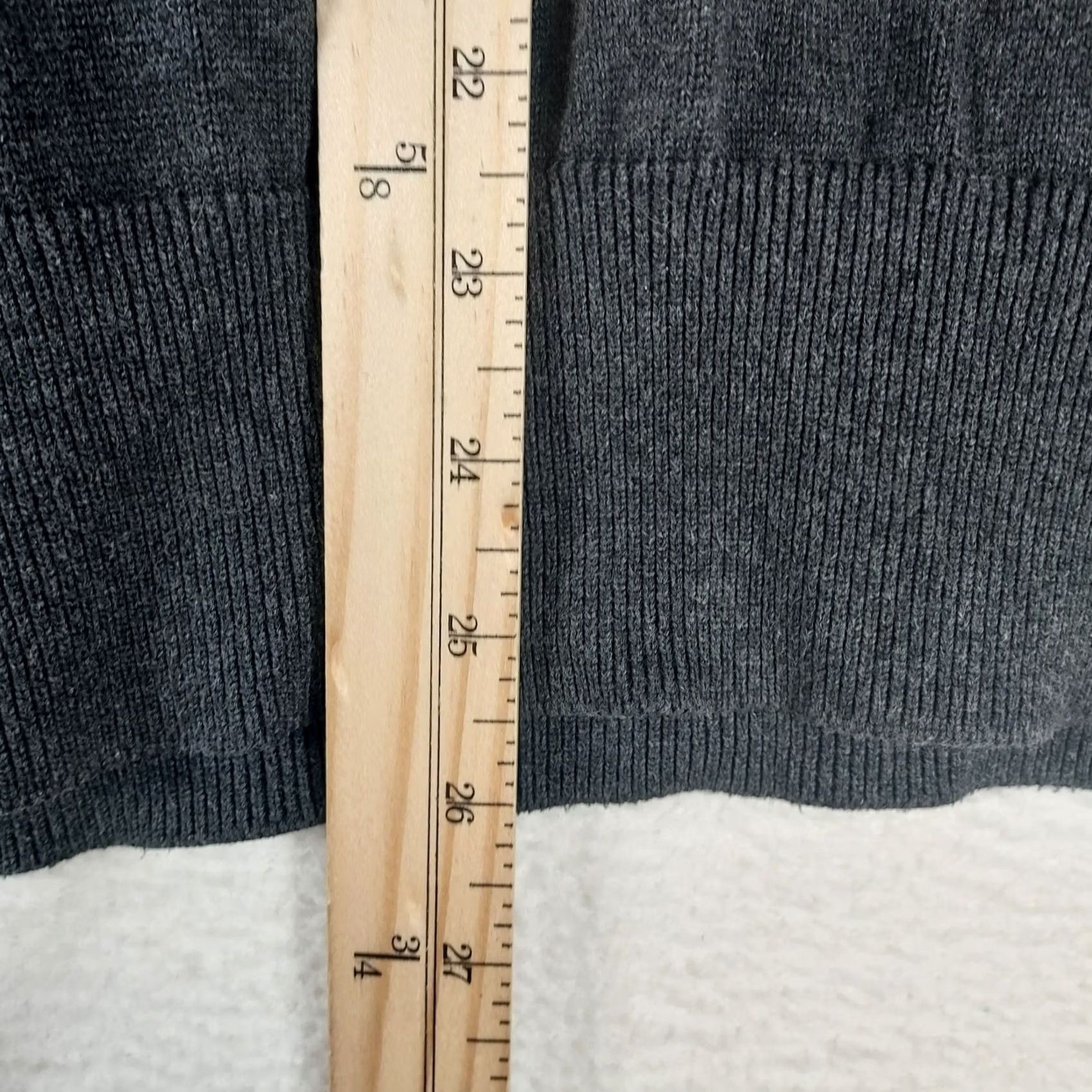 Tommy Hilfiger Tommy Hilfiger Men’s Gray 100% Cotton Quarter Zip Sweater Size M Pullover Logo Casual Knit Long Sleeve Regular Fit Size US M / EU 48-50 / 2 - 5 Thumbnail