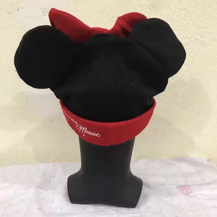 Mickey Mouse × Vintage Minnie Mouse Bunny Horn Beanie Hat Size ONE SIZE - 4 Thumbnail