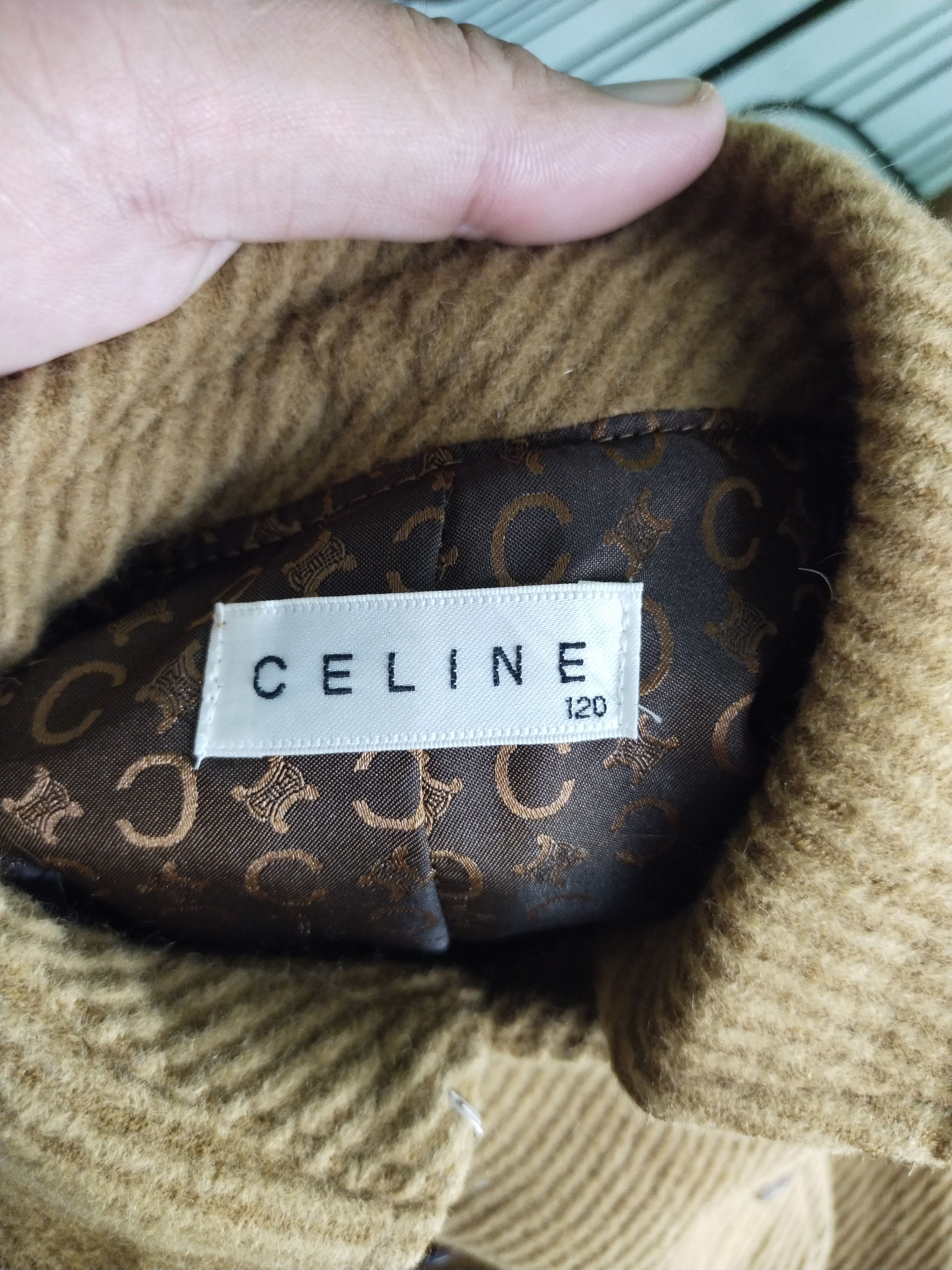 Celine Vintage 80's Celine Double-breasted Jacket Size S / US 4 / IT 40 - 8 Thumbnail